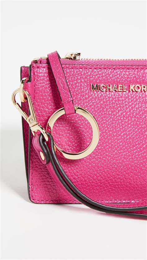 michael michael kors leather coin purse